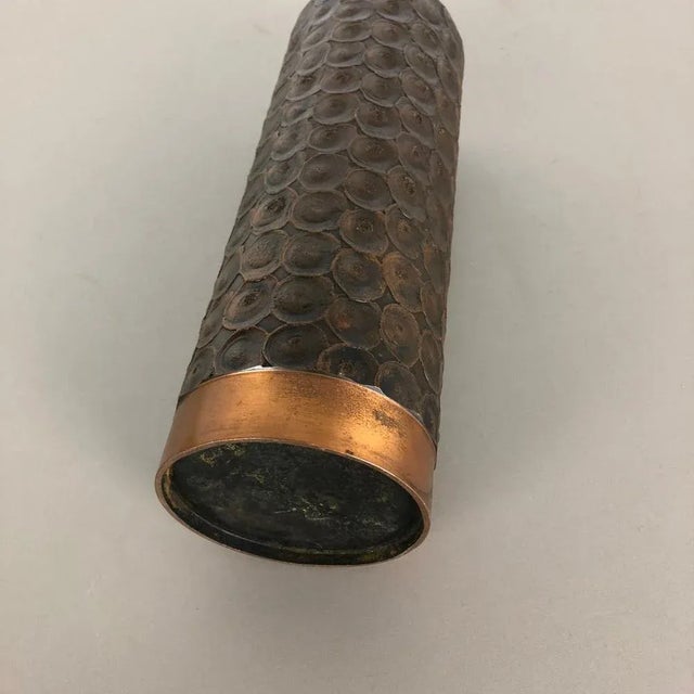 Brutalist Sculptural Copper Vase, Austria, 1950s For Sale - Image 13 of 16