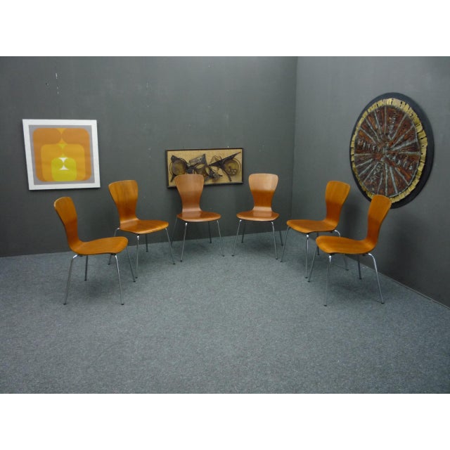Teak Nikke Dining Chairs by Tapio Wirkkala for Asko, Set of 6 For Sale - Image 16 of 16