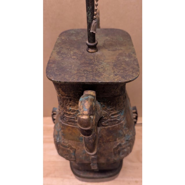 Brown Mid 20th Century Pair of Warren Kessler Table Lamps For Sale - Image 8 of 10