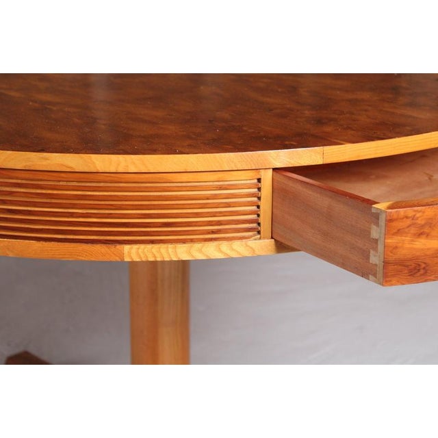 Mid-Century Drum Yew Dining Table by Robert Heritage for Archie Shine, 1950s For Sale - Image 11 of 14