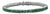 Art Deco Style 10.19 CTW Prong Set Emerald Fine Line Tennis Bracelet - May Birthstone Edition For Sale