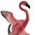 1950s Mid-Century 11" Tall Open Wing Pink Flamingo Ceramic Tabletop Statue, Pair For Sale - Image 4 of 18