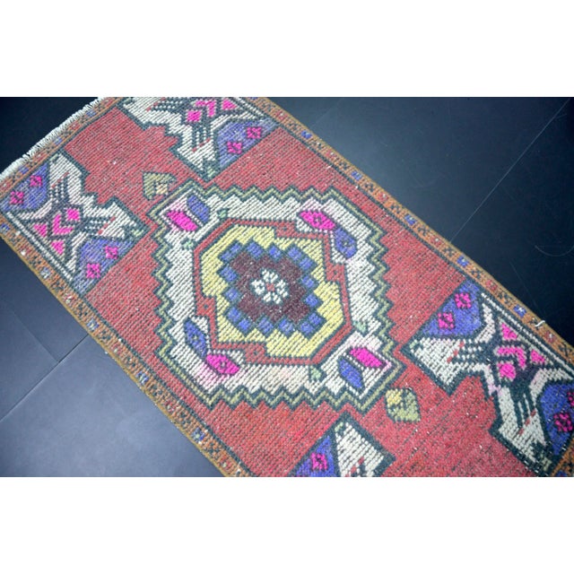 Boho Chic Vintage Bohemian Turkish Rug For Sale - Image 3 of 6
