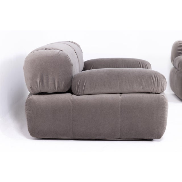 Italian Modular Sofas, Lounge Chairs, and Coffee Table, 1970s, Set of 5 For Sale - Image 5 of 9