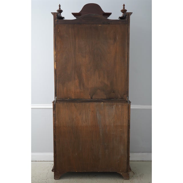 Vintage Italian Dutch Marquetry Secretary Desk For Sale - Image 18 of 18