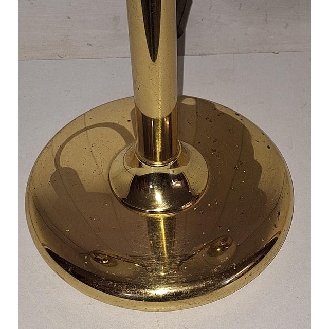 Goldenrod Large Vintage Table Lamp by Sölken Leuchten, 1970s For Sale - Image 8 of 9