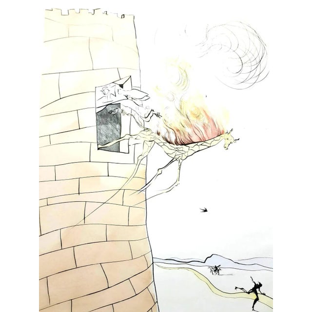 Salvador dali - the grand inquisitor - original signed engraving handsigned in pencil and numbered edition: f195/195 -...