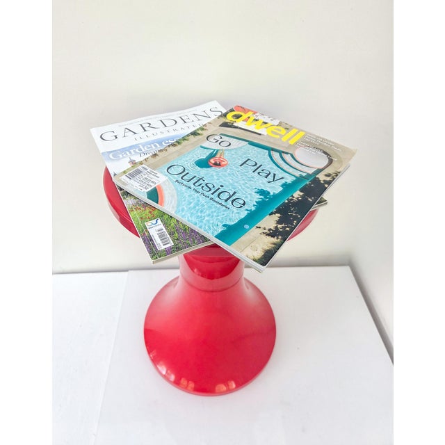 Tamtam Seat in Bright Red by Henry Massonnet, 1970s For Sale - Image 12 of 13