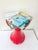 Tamtam Seat in Bright Red by Henry Massonnet, 1970s For Sale - Image 12 of 13