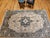 Textile Vintage Indian Silk Rug, Hand-Knotted Geometric Design, 6' x 9' For Sale - Image 7 of 15