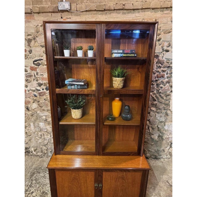 Mid-Century Teak & Glazed Bookcase from Turnidge, 1960s For Sale - Image 11 of 18
