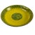 Mid 20th Century Chinese Export Yellow Porcelain Bowl With Green Phoenix Motif For Sale - Image 4 of 5