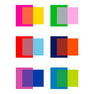 Six Interactions Fine Art Print 40" X 50" by Liz Roache For Sale