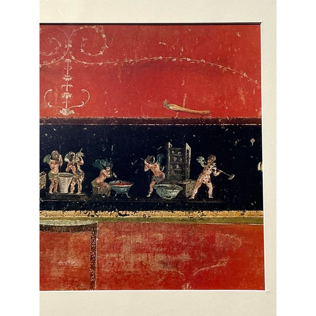 Vintage Italian Pompeii Fresco Original Prints - Set of 2 For Sale - Image 10 of 10