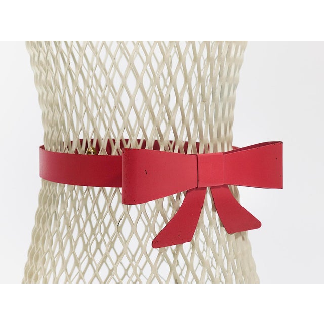 Mathieu Matégot Metal Tie Bow Umbrella Stand in the style of Mathieu Matégot, France, 1950s For Sale - Image 4 of 16