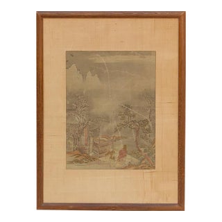 Antique Chinese Late Qing Landscape Painting For Sale