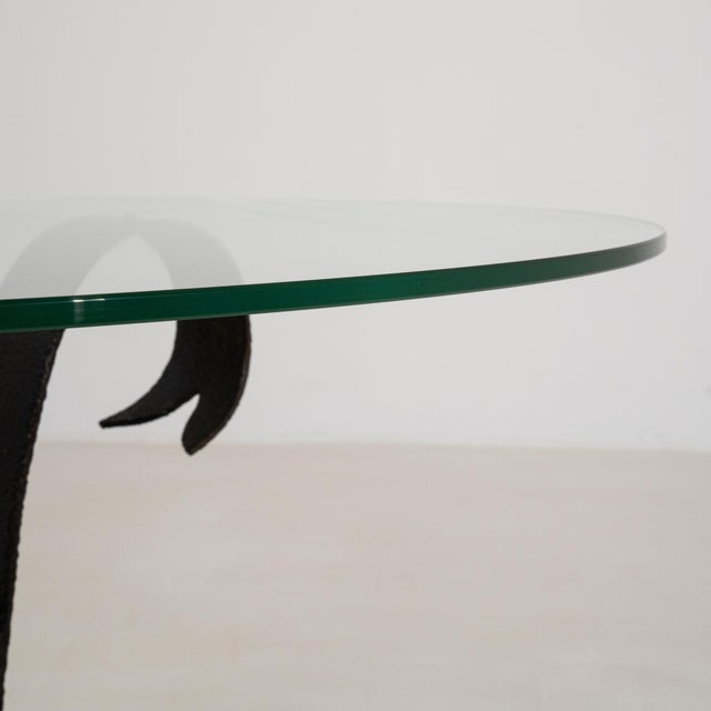 Mid 20th Century France Black Iron Coffee Table For Sale - Image 9 of 11