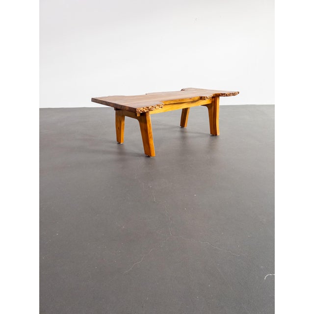 Sculptural Burl Wood Coffee Table by Söwe Konst, Sweden, 1970s For Sale - Image 12 of 13