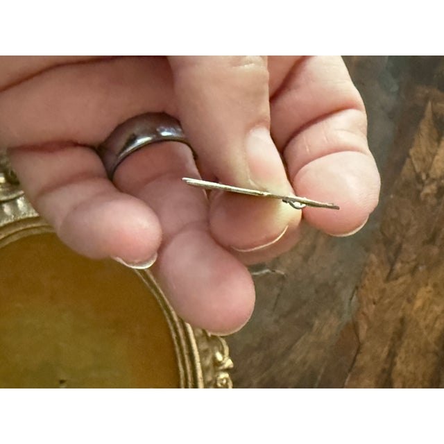 Vintage Sterling Silver Antelope Pendant Southwestern Style Minimalist Animal Charm For Sale - Image 4 of 7