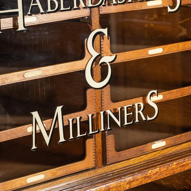 Vintage English Haberdashery Cabinet in Mahogany with Forty Drawers, 1920 For Sale - Image 15 of 17