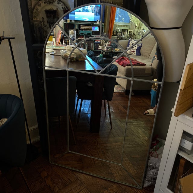 1970s Carol Canner for Carvers Guild 'Colonial Arch' Design Wall Mirror For Sale In New York - Image 6 of 6