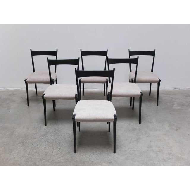 S11 Dining Chairs by Alfred Hendrickx for Belform, 1950s, Set of 6 For Sale - Image 6 of 18