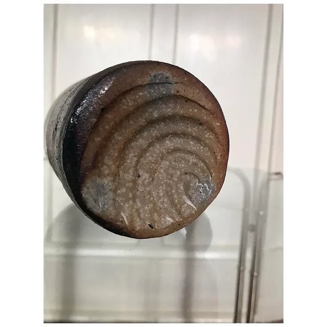 1960s Mid-Century Modern Handcrafted Earthenware Pottery Mug For Sale - Image 5 of 8