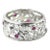 Art Deco Ruby and Diamond Platinum Band Ring size 5 For Sale