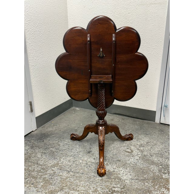 Wood George III Style Mahogany Tilt-Top Supper Table For Sale - Image 7 of 12