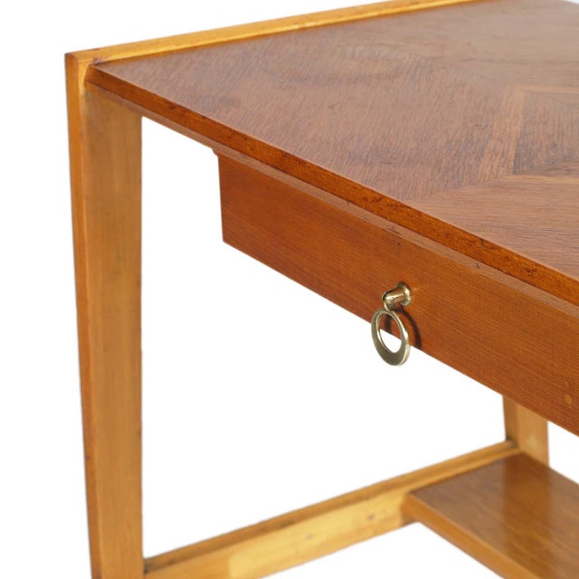 Vanity Table or Desk from La Permanente Mobili Cantù, 1940s For Sale - Image 4 of 10