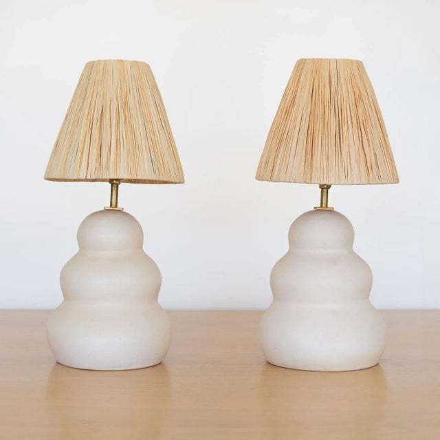 Modern Ceramic Wave Lamp, Small For Sale - Image 3 of 8