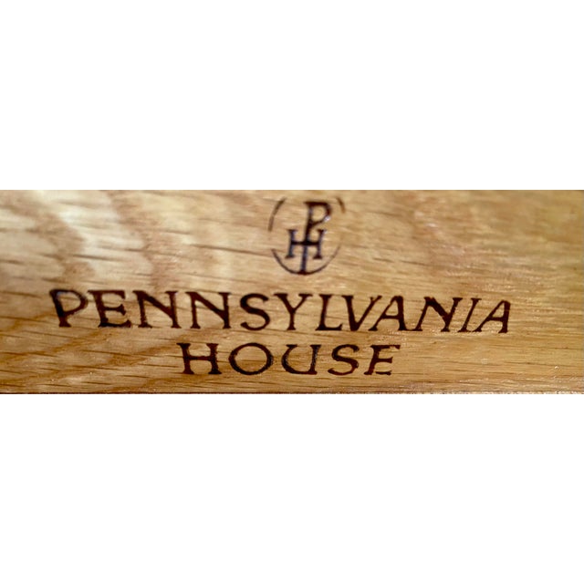 Elevate your living space with this timeless vintage accent piece from the renowned American furniture maker, Pennsylvania...