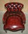 Oxblood Leather Chesterfield Captain's Chairs with Floor Lock Rings, Set of 2 For Sale - Image 18 of 18