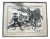 Walter Spitzer, The Flight Into Egypt, 1968, Gouache and Ink Wash on Paper, Framed For Sale