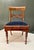 This is a superb example of a solid mahogany carved and inlaid Danish or Baltic side chair of Klismos form. The chair has...