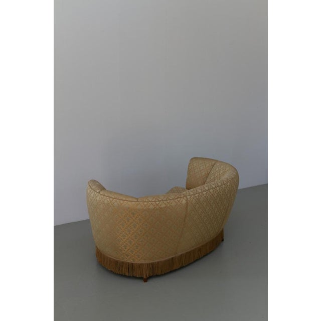 1940s Art Deco Danish Banana Sofa, 1940s For Sale - Image 5 of 18