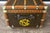 Brown Steamer Trunk in Stenciled Monogram from Vuitton Trunk, 1920s For Sale - Image 8 of 15