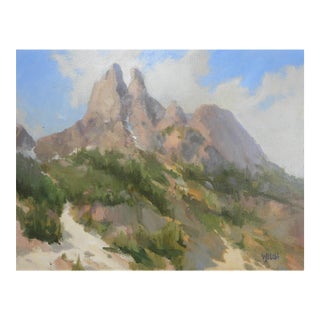 Contemporary Desert Mountain Landscape Painting For Sale