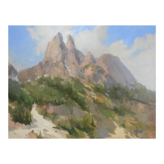 Contemporary Desert Mountain Landscape Painting For Sale