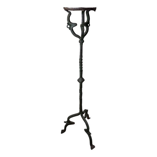 Attributed Samuel Yellin Wrought-Iron Plant Stand, Early 20th Century For Sale