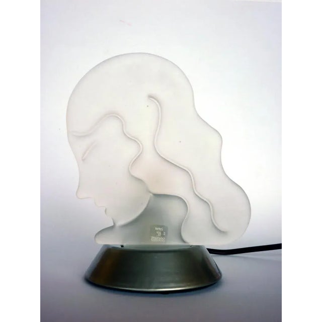 Murano Glass Model Virgin Zodiac Table Lamp by Carlo Nason for Itre, 1980s For Sale - Image 7 of 7