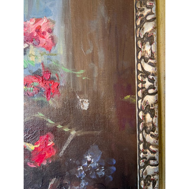 1970s Italian Giovanni Madonini ( 1915-1989) Still Life Oil Painting For Sale - Image 5 of 13