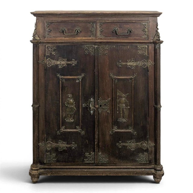 Neo-Gothic Cabinet in Bronze attributed to Mr. Ringell For Sale - Image 15 of 15