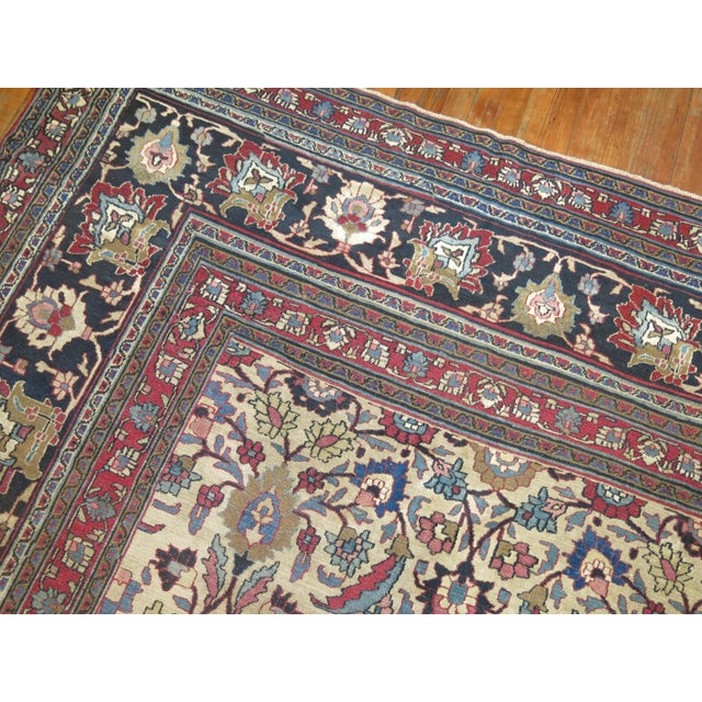 Late 19th Century Antique Persian Doroksh Carpet - 10'5" x 13'5" For Sale - Image 12 of 18