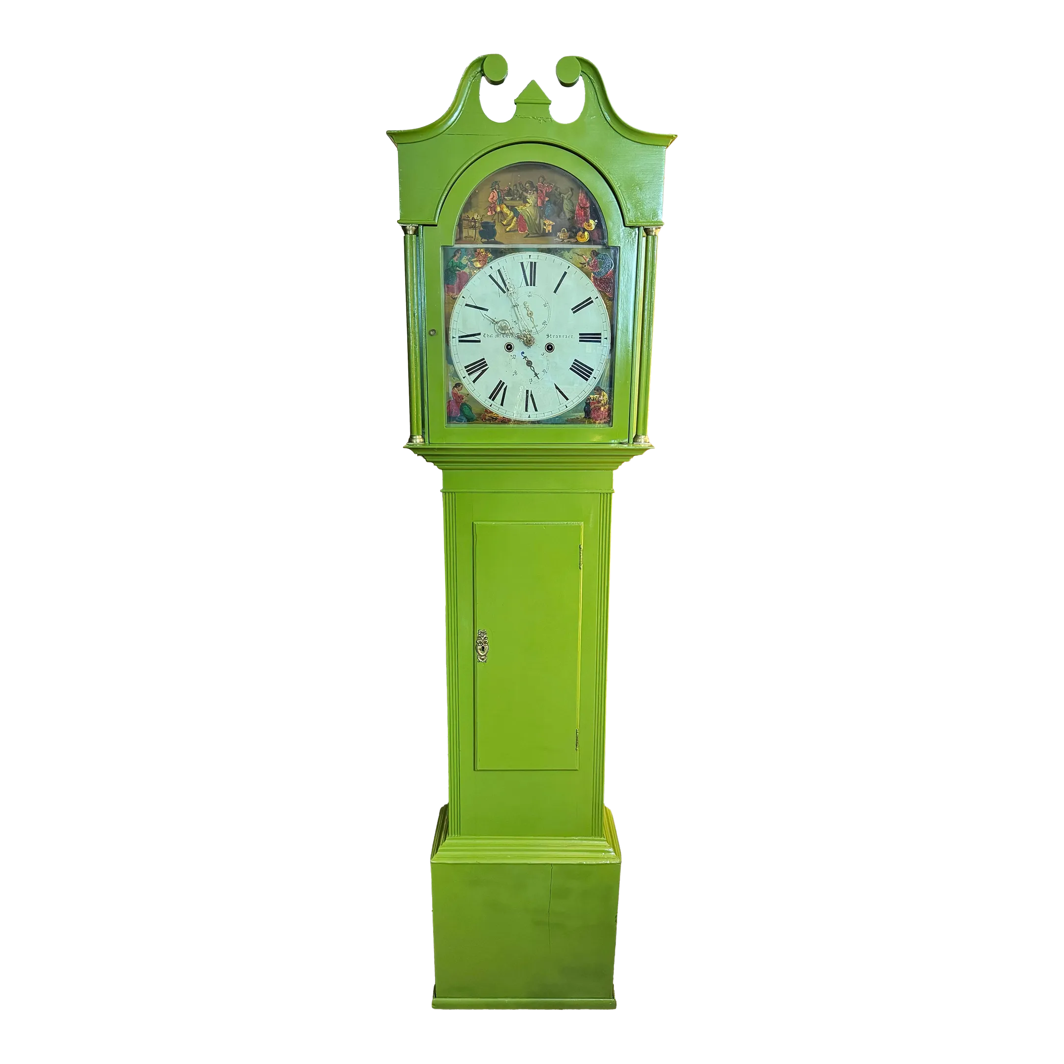 Early 19th Century Scottish Grandfather Clock | Chairish