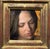 This one is Warmth by Karen Offutt | Oil on Panel Portrait of a woman with closed eyes For Sale