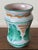 Mediterranean Small Vietri Italian Pottery Vase For Sale - Image 3 of 7