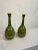Green Vases with Crackle Glaze and Aged Green Finish - a Pair For Sale - Image 11 of 11