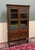 Antique English Bookcase Bookshelf Cabinet Double Door Barley Twist Oak c.1930s For Sale - Image 14 of 17
