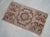 Rose Hand Made Yastik Rug Distressed Low Pile Petite Rug Faded Mat - 1'5" X 2'7" For Sale - Image 8 of 9